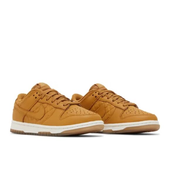 Nike Dunk Low 'Quilted Wheat' Sail Black Women's 7.5 - Picture 1 of 9